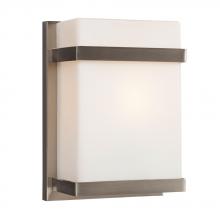 Galaxy Lighting L215580BN012A1 - LED Wall Sconce - in Brushed Nickel finish with Satin White Glass (Suitable for Indoor Use Only)