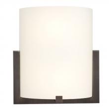 Galaxy Lighting L212430OR012A1 - LED Wall Sconce - in Oil Rubbed Bronze with Frosted White Glass