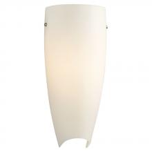Galaxy Lighting L213140BN012A1 - LED Wall Sconce - in Brushed Nickel finish with Satin White Glass