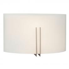 Galaxy Lighting L215681BN012A1 - LED Wall Sconce - in Brushed Nickel finish with Satin White Glass